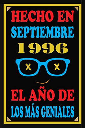 Hecho En Septiembre 1996 El Año De Los Más Geniales: Libro de visitas de 24 años, cuaderno, 110...