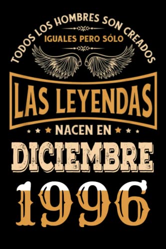 Regalo de 26 Cumpleaños Para Hombre : Las Leyendas Nacen en diciembre 1996: Regalos de Cumpleaños...
