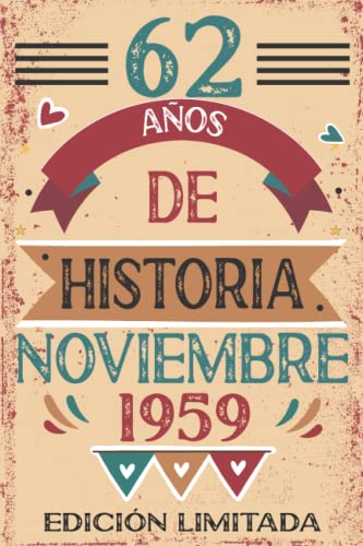 62 Años De Historia Noviembre 1959: 62 años. Libro de visitas, cuaderno, 110 páginas de...