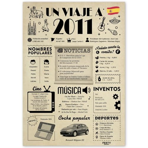 FestySpark Tarjeta 14 Cumpleaños Chica - Regalos Chica 14 сumpleaños - Decoracion 14 сumpleaños...