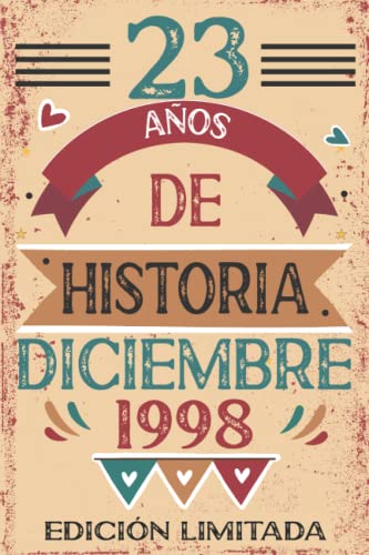 23 Años De Historia Diciembre 1998: 23 años. Libro de visitas, cuaderno, 110 páginas de...