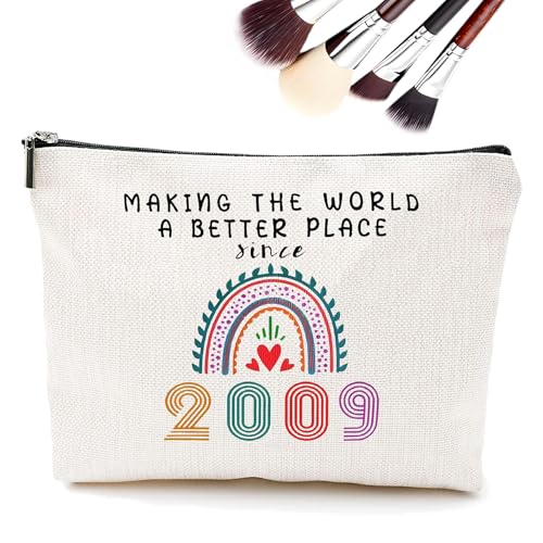 Gekamoyue Regalo 16 años Mujer, Bolsa de Maquillaje para Cumpleaños, Bolsa de Cosméticos...