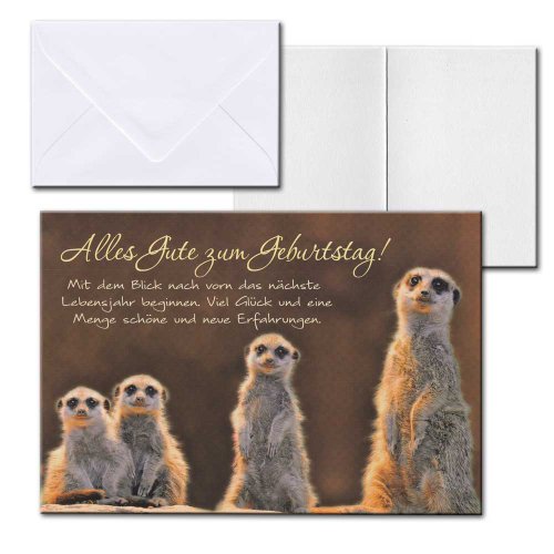 Tarjeta de felicitación de cumpleaños de Depesche – Tarjeta de felicitación de cumpleaños con...