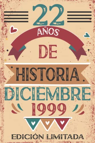 22 Años De Historia Diciembre 1999: 22 años. Libro de visitas, cuaderno, 110 páginas de...