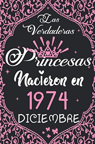 Las Verdaderas Princesas Nacieron en 1974 Diciembre: Regalo de cumpleaños de 46 años para mujeres...