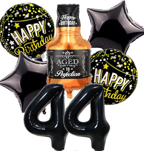 Globos de Cumpleaños 44 años Hombre, Decoracion Cumpleaños 44 años Mujer, Globos 44 Cumpleaños...