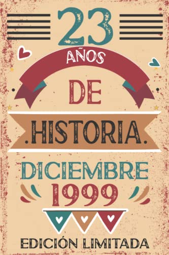 23 Años De Historia Diciembre 1999: Libro de visitas, cuaderno, 110 páginas de felicitaciones,...