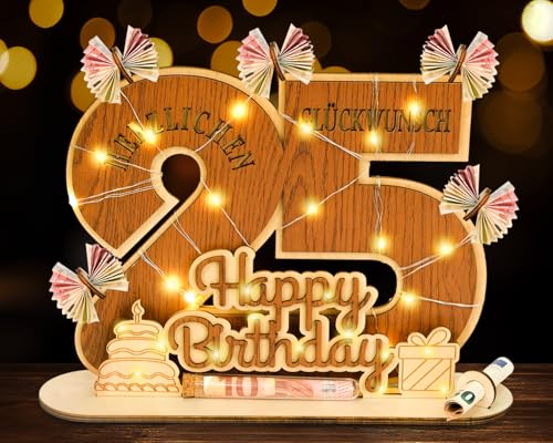 I LOVE MOM Original regalo de cumpleaños 25 para adultos – Soporte de placa de madera...