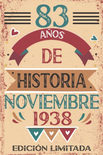 83 Años De Historia Noviembre 1938: 83 años. Libro de visitas, cuaderno, 110 páginas de...