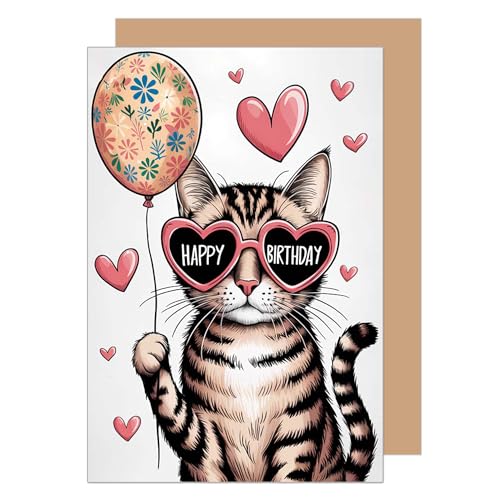 Edition Seidel G3795 SW025 - Tarjeta de felicitación de cumpleaños con sobre, diseño con texto en...