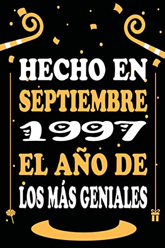 Hecho En Septiembre 1997 El Año De Los Más Geniales: Libro de visitas, cuaderno 110 páginas de...