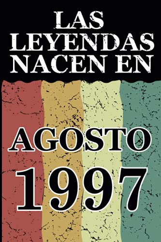 Las leyendas nacen en Agosto 1997: Regalo de cumpleaños perfecto para hombre y mujer de 24 años I...