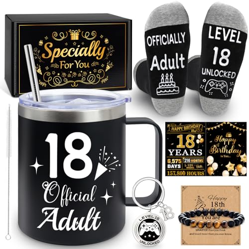 MOTONG Ideas de regalo de cumpleaños para chicos de 18 años, cestas de regalo divertidas y únicas...