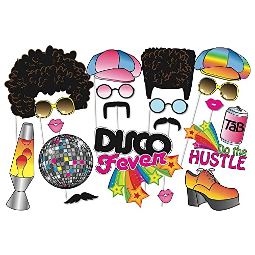 Lifreer Accesorios para fotos de los años 70, diseño de los años 70, 20 piezas de accesorios...