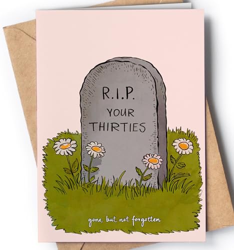 Tarjeta de 40 Cumpleaños - Tarjeta de Felicitación Graciosa para alguien que cumple 40 años -...