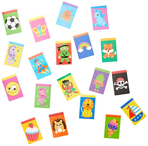 Baker Ross Cuadernos Surtidos AT906 (paquete de 20) para bolsos de fiesta y pequeños juguetes para niños