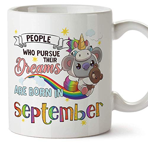 MUGFFINS Taza - Cumpleaños Koala Septiembre (en inglés)