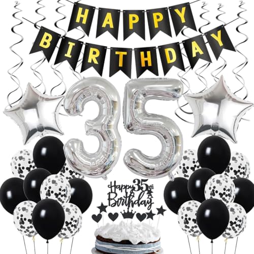 Decoración de 35 cumpleaños, Deco de cumpleaños 35 años hombres, Deco de 35 cumpleaños hombre,...