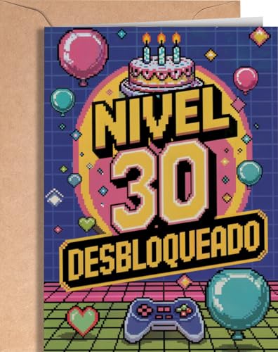 Tarjeta de 30 Cumpleaños - Tarjeta de Felicitación Graciosa para alguien que cumple 30 años -...