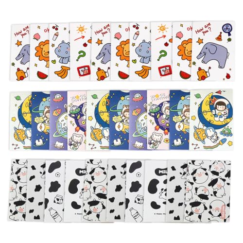 30 Mini Libretas, Blocs de Notas de Bolsillo, Blocs de Notas Pequeños para la Escuela, Listas,...