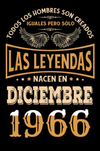 Regalo de 56 Cumpleaños Para Hombre : Las Leyendas Nacen en diciembre 1966: Regalos de Cumpleaños...