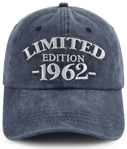 Regalos de cumpleaños número 62 para Hombres y Mujeres, Gorra de béisbol de edición Limitada de...