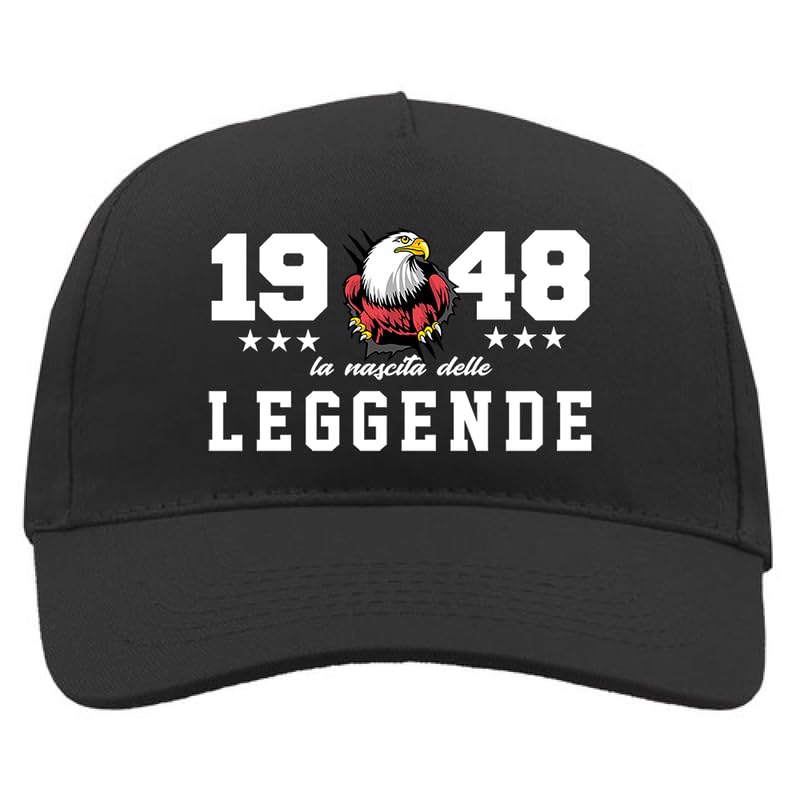 TeeDesign Gorra 76 años regalo cumpleaños: nacimiento de las leyendas gadget - 76 años - 1948