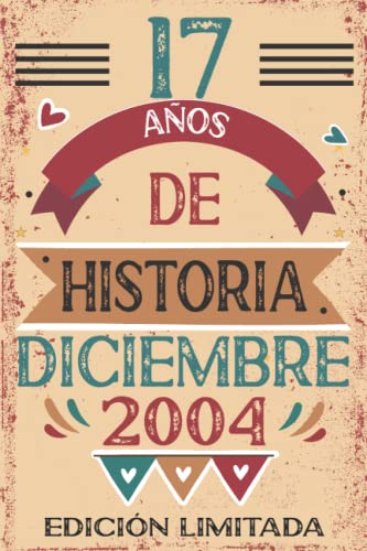 17 Años De Historia Diciembre 2004: 17 años. Libro de visitas, cuaderno, 110 páginas de...