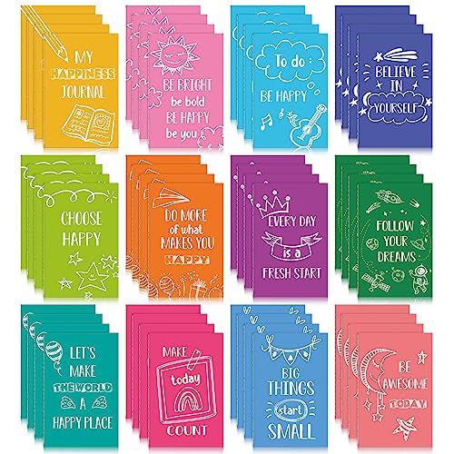 Zonon Blocs de Notas Inspiradores Coloridos Cuadernos de Diario Pequeños Motivacionales Libretas de...