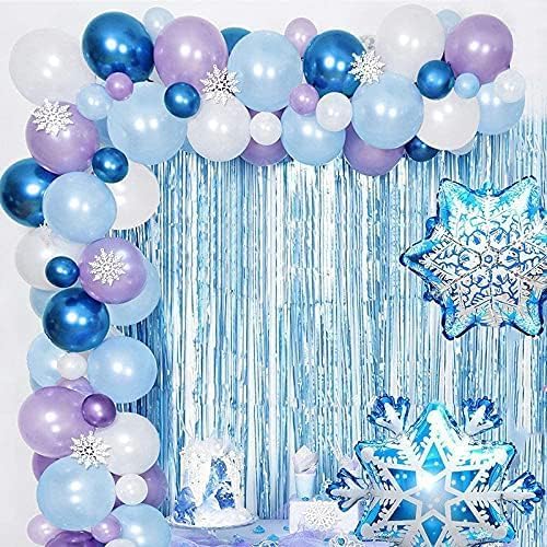 79 globos de «Frozen» - Globos de aluminio para fiestas de cumpleaños - Decoración temática de...