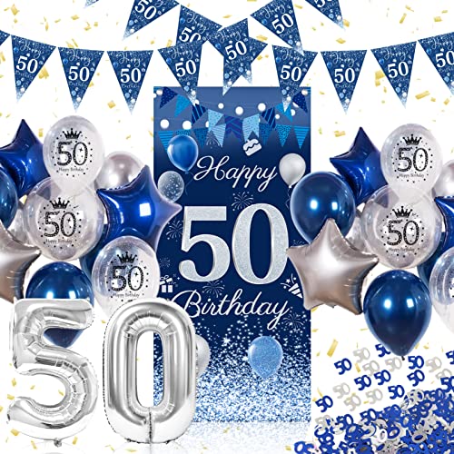 Set de Decoración Cumple 5️⃣0️⃣ AÑOS】🎉🎁 Productos y Artículos de  decoración en fiestas para aquellos que hacen 50 años