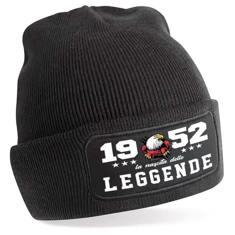 TeeDesign Gorro de 71 años regalo cumpleaños nacimiento de leyendas gadget - 71 años - 1952