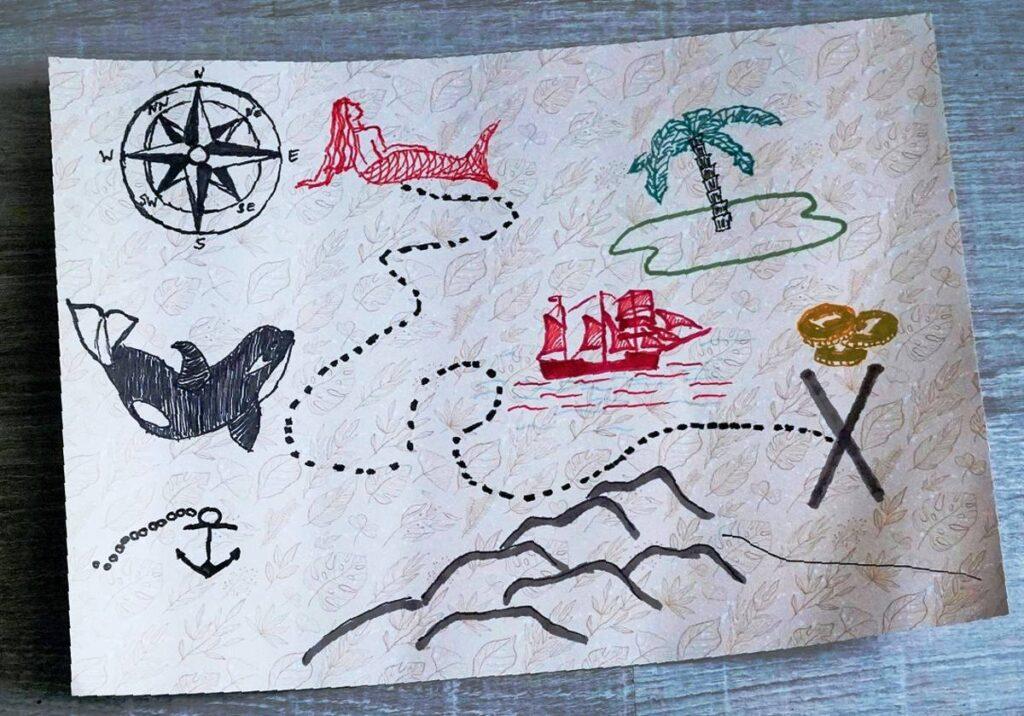 Buscar tesoros como idea temática de fiesta de cumpleaños